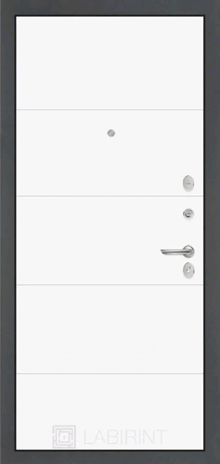 Входная дверь Labirint Beton 13, Цвет "Белый софт"