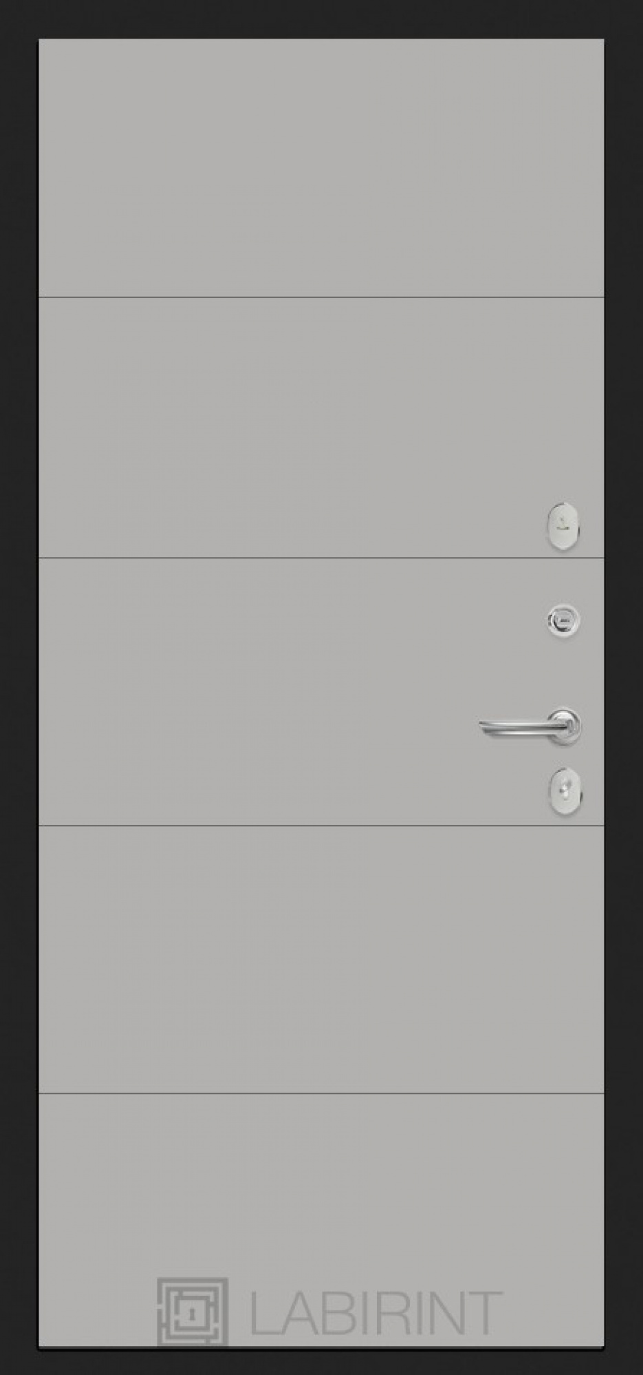 Входная дверь Labirint Термо Лондон 13, Цвет "Грей Софт (Серый светлый)"