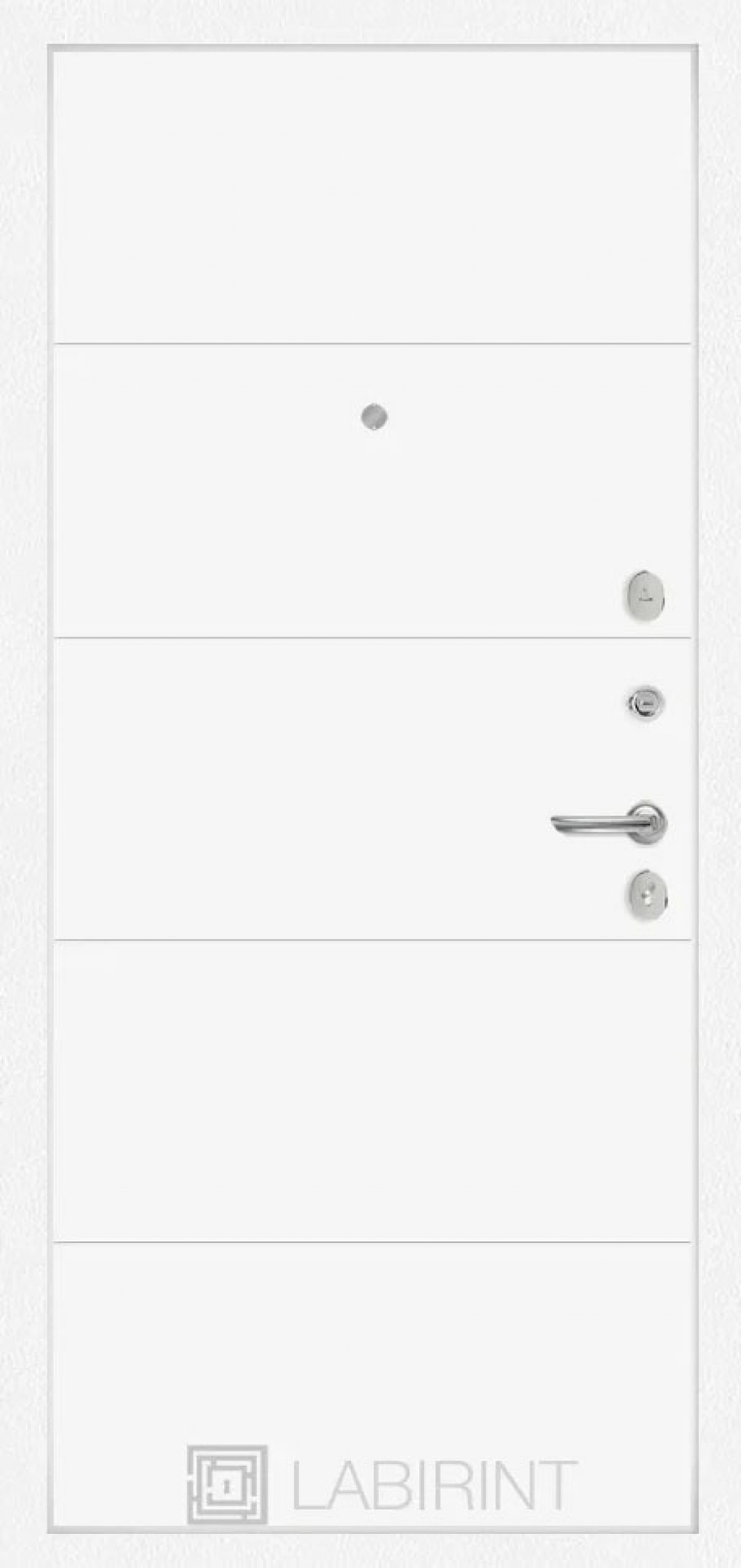 Входная дверь Labirint Versal 13, Цвет "Белый софт"