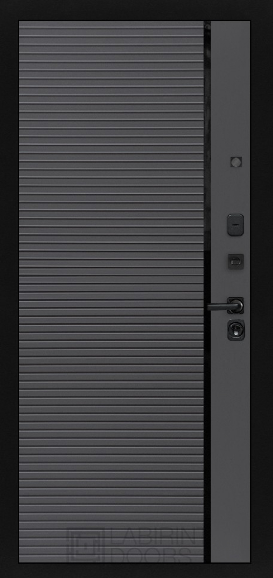Входная дверь Labirint Grand 22, Цвет "Графит софт"