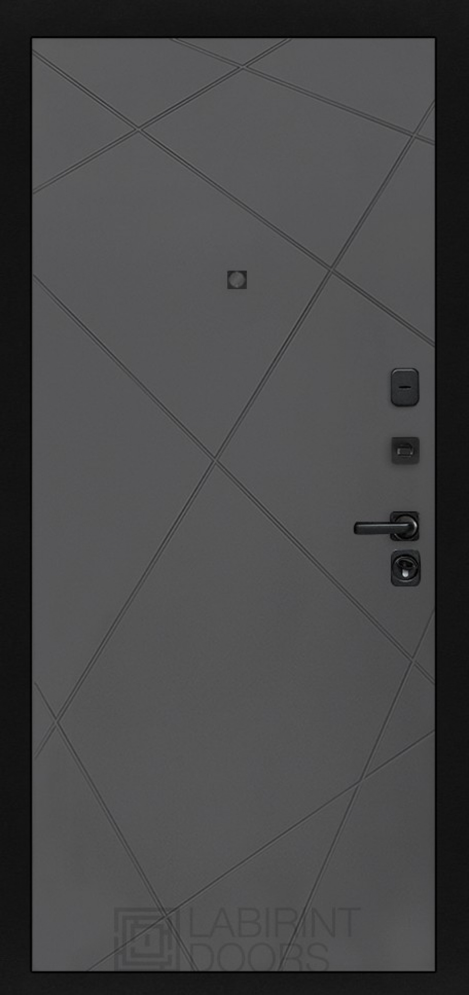 Входная дверь Labirint Grand 24, Цвет "Графит софт"