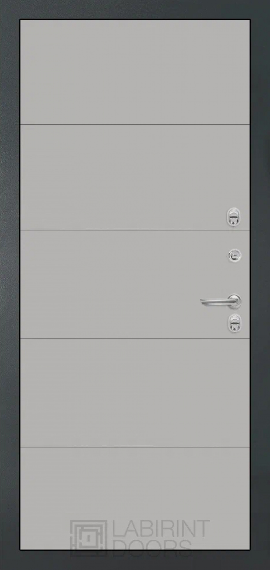 Входная дверь Labirint ATLANTIC 13, Цвет "Грей Софт (Серый светлый)"
